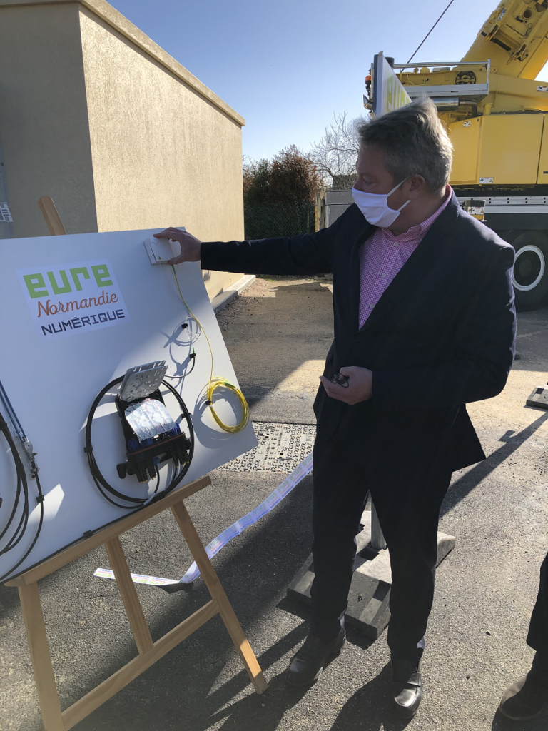 Circuit fibre jusqu'à l'abonné dans l'Eure
