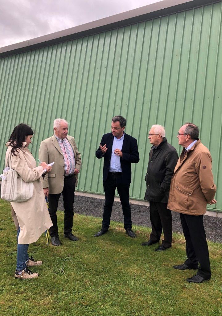 Inauguration de l'installation du NRO par Monsieur Gravelle à Beuzeville