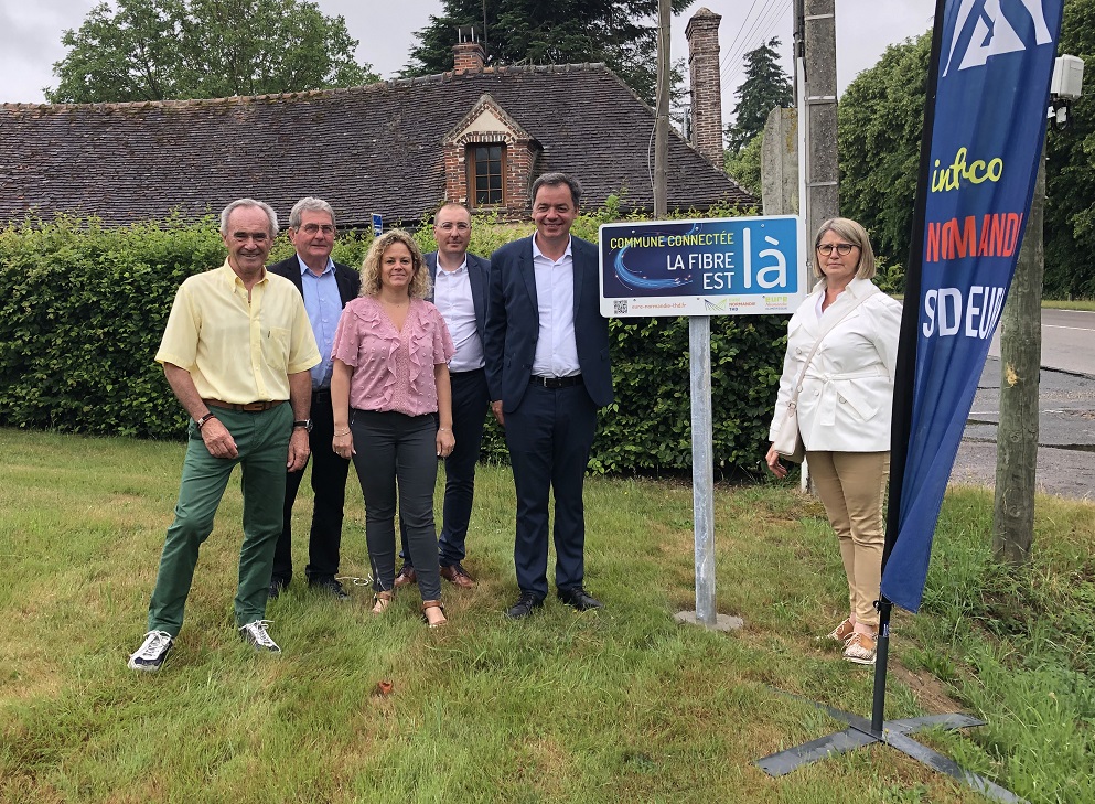 Armentières sur Avre, commune connectée à la fibre