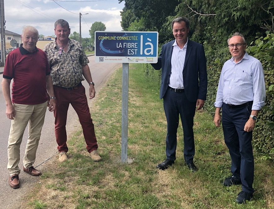 Inauguration fibre à Beuzeville
