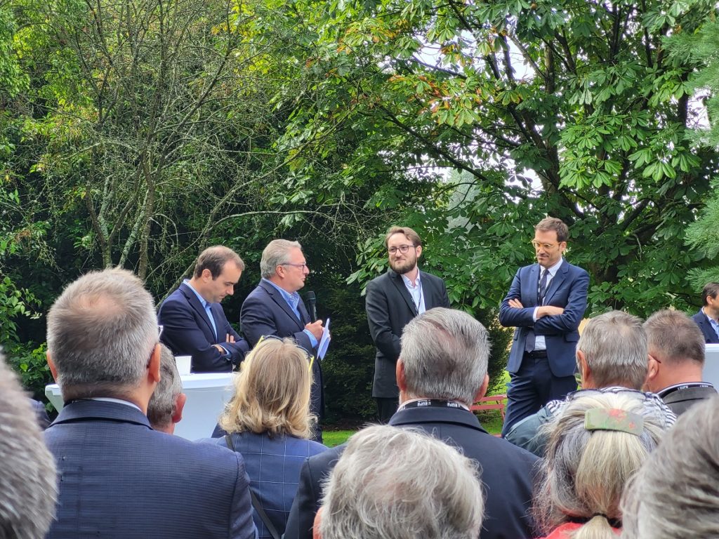Frédéric Duché lors du Forum de la Ruralité à Harcourt