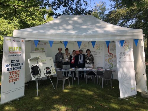 ENN et son Agence du Numérique de l'Eure au Forum d'Harcourt