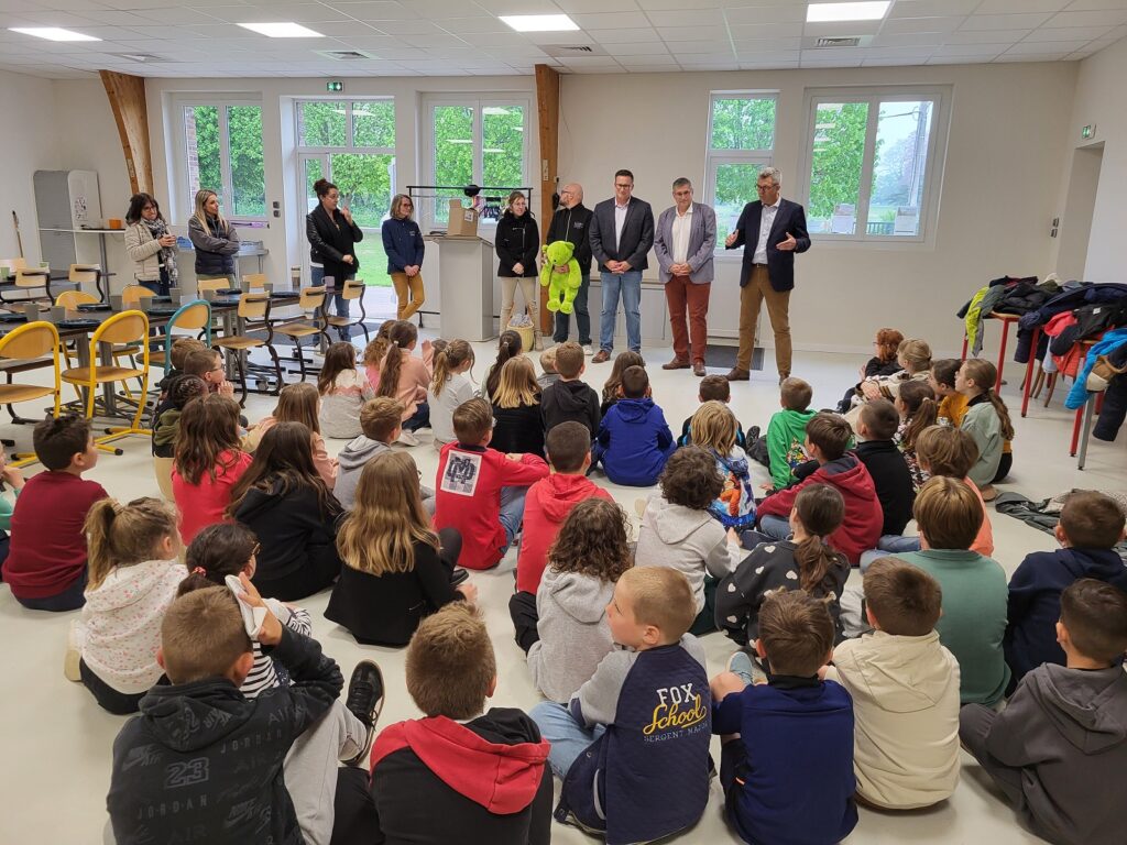 Bosgouet a récolté 1,98 kilo de câbles par enfant