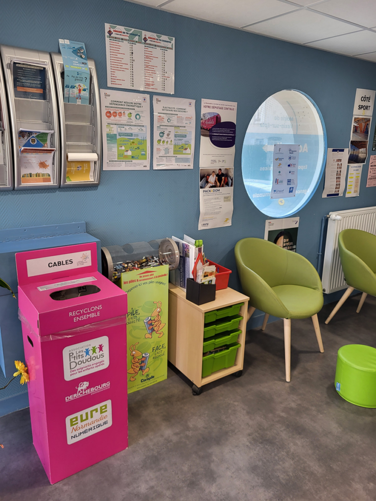 Point de collecte de câbles sur SNA