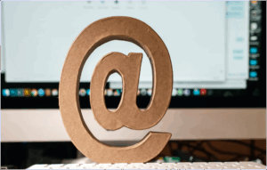 Un @ pour symboliser la messagerie