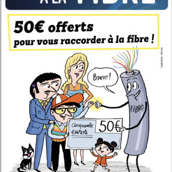 50€ pour se raccorder à la fibre